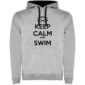 Kruskis Sweat à Capuche Bicolore Keep Calm And Swim