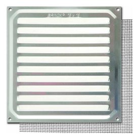 Brinox Aluminum 15x15 cm Ventilation Gill With Mosquito Net