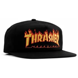 thrasher-bone-flame-emboidery-snapback