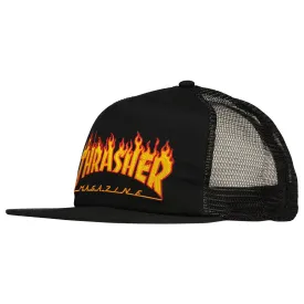 thrasher-flame-mesh-キャップ