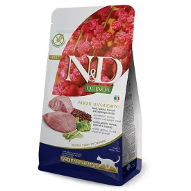 farmina-quinoa-weight-management-lammfoder-for-katter-5kg