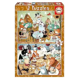 educa-borras-puzzle-2x48-pieces-of-the-forest