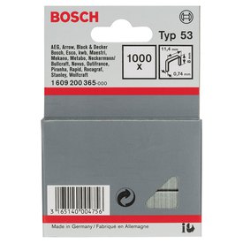 Bosch 53 11.4x0.74x8 mm Heftklammern 1000 Einheiten