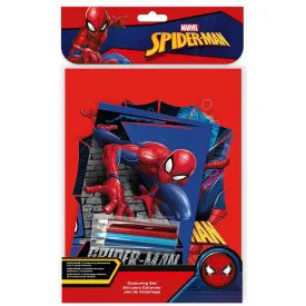 spiderman-colouring-set