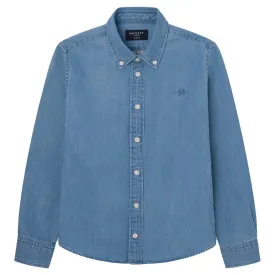 hackett-washed-denim-긴팔-셔츠