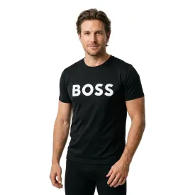 BOSS Herren Refined T-Shirt Pyjamaoberteil – Bequemes Nachtwäsche-Shirt