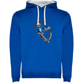 kruskis-felpa-con-cappuccio-lacrosse-player-bicolor