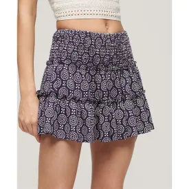 superdry-tiered-short-skirt