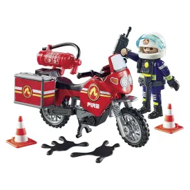 playmobil-事故現場の消防車建設ゲーム
