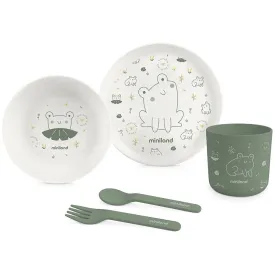 miniland-frog-tableware