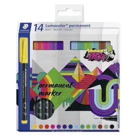 staedtler-permanent-marker-assorted-14-units