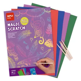 apli-magic-pack-scratch-sheets-assorted-8-units