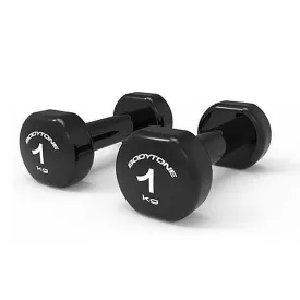 bodytone-vynil-1kg-dumbbell-2-units