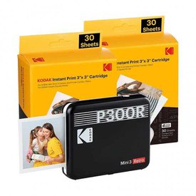 Kodak Cámara Instantánea Mini Shot 3 Era 3X3 + 60 Hojas