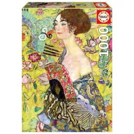 educa-lady-with-fan-gustav-klimt-puzzle-1000-pieces