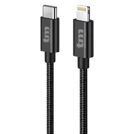 tm-electron-cable-usb-c-a-lightning-3a-1.5-m