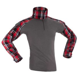 Invadergear Flannel Combat Long Sleeve T-Shirt