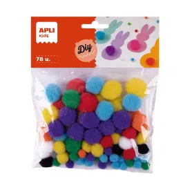 apli-pom-pom-assorted