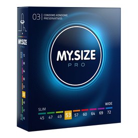 My.size Pro 53 mm Condoms 3 Units