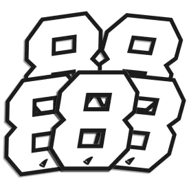 ufo-13cm-n-8-ad02482w-number-stickers-5-units