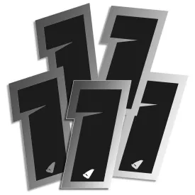 ufo-silver-outline-10cm-n-1-ad02481ks-number-stickers-5-units