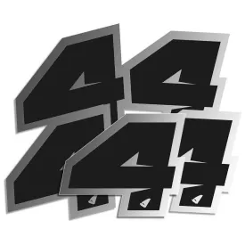 ufo-silver-outline-10cm-n-4-ad02481ks-number-stickers-5-units