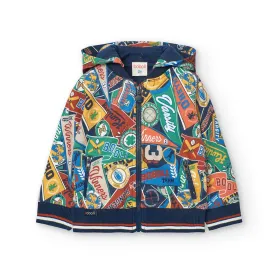 boboli-chaqueta-fleece-printed