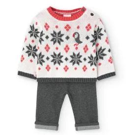boboli-knit-langarmet-sett