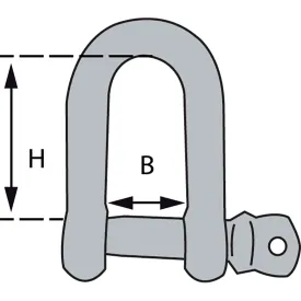 wichard-galvanised-shackle