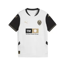 puma-t-shirt-manches-courtes-junior-domicile-valencia-cf-home-24-25