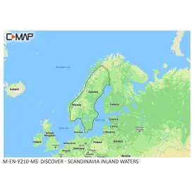 c-map-scandinavia-inland-waters-map