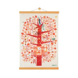 lilliputiens-abc-poster-wald