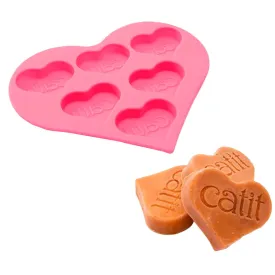 catit-silikon-kremfarget-hjerteformet-isbitbrett