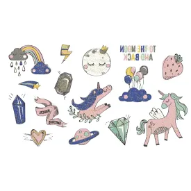 eurekakids-einhorn-tattoo-set