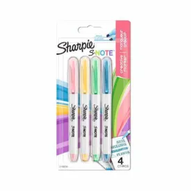 sharpie-s-note-marker-sortiert-4-einheiten
