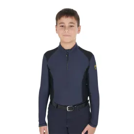 equestro-polo-de-manga-comprida-junior-technical-training