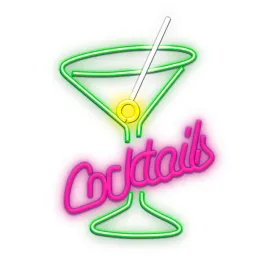 forever-plexi-cocktails-装飾的なledライト
