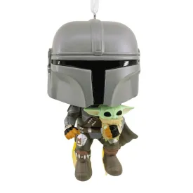 hallmark-funko-pop--ornament-mandalorian-with-grogu-8-cm
