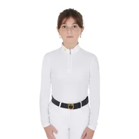 equestro-warm-junior-langarmad-polo