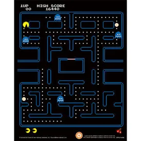 pyramid-maze-pac-man-포스터