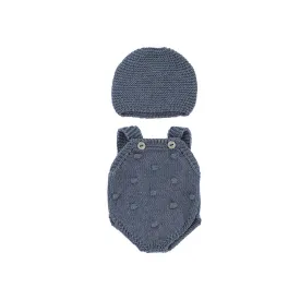 miniland-knitted-outfit-rompers-bonnet-clothing-set-32-cm