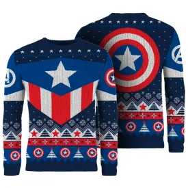 aaa-merchandise-captain-america-weihnachtspullover