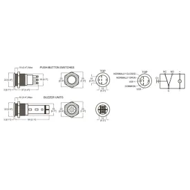 bep-marine-开-关按钮开关-24v