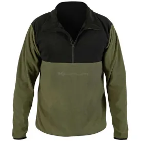 korum-embossed-하프-지퍼-플리스