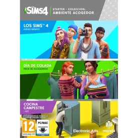 bandai-pc-the-sims-4:-clean-and-cozy-starter-bundle-game