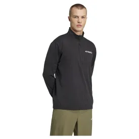 adidas-t-shirt-a-manches-longues-avec-demi-zip-terrex-multi-climacool