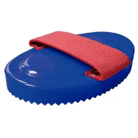 tattini-plastic-curry-comb-with-canvas-handle