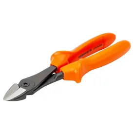 bahco-ergo--diagonal-cutting-pliers-with-insulated-handles-and-phosphate-finish-200-mm
