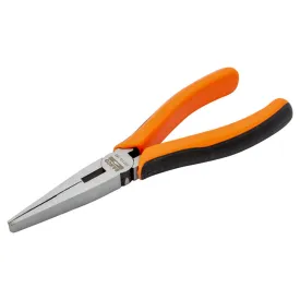 bahco-long-flat-nose-pliers-with-bi-component-handles-and-lacquer-finish-165-mm