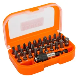 bahco-set-of-31-1-4-bits-for-phillips-pozidriv-torx--slotted-and-hex-screws-40.25-mmx104.90-mmx65.35-mm